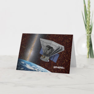 SPHEREx Galaxy Hunter Spacecraft Card