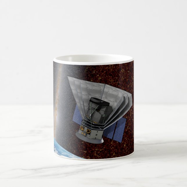 SPHEREx Galaxy Hunter Spacecraft Coffee Mug (Center)
