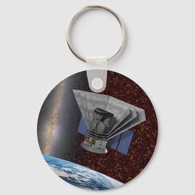 SPHEREx Galaxy Hunter Spacecraft Key Ring (Front)