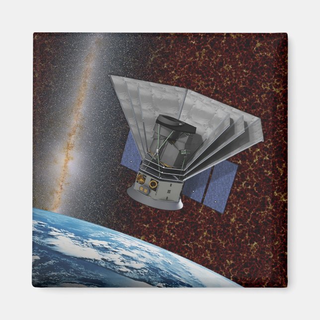 SPHEREx Galaxy Hunter Spacecraft Magnet (Front)
