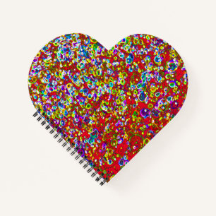 Spheroids Style Organic Design Orbs  Notebook