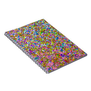 Spheroids Style Organic Design Orbs  Notebook