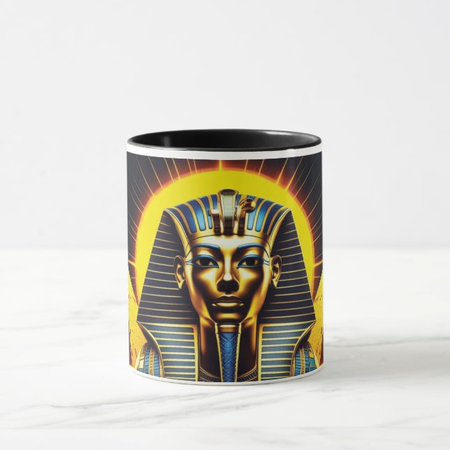 Sphinx And Pyramid – Ancient Egyptian Pharaoh Mug (Center)