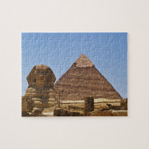 Sphinx And Pyramid Jigsaw Puzzle