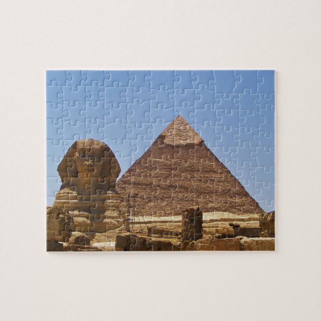 Sphinx And Pyramid Jigsaw Puzzle (Horizontal)