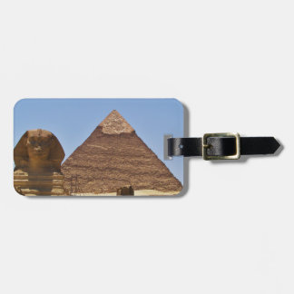Sphinx And Pyramid Luggage Tag
