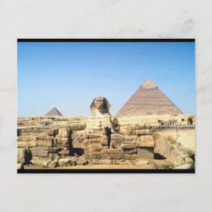Sphinx and Pyramid Postcard