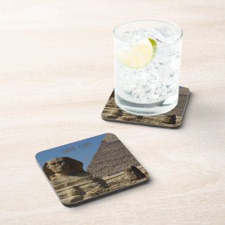 Sphinx and Pyramids at Cairo Egypt Souvenir Coaster