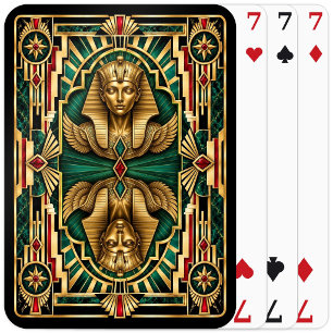 Sphinx, Art Deco Mythical Playing Cards