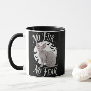 Sphinx Cat Beauty on Halloween Mug