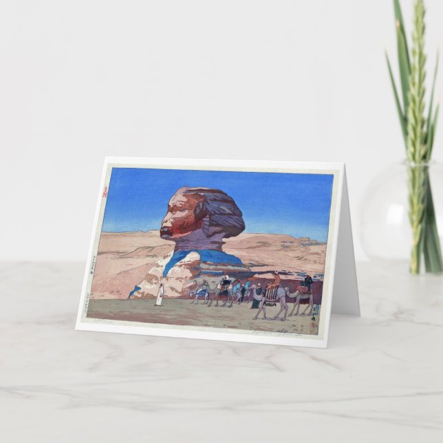 Sphinx(Daytime), Hiroshi Yoshida Card (Front)