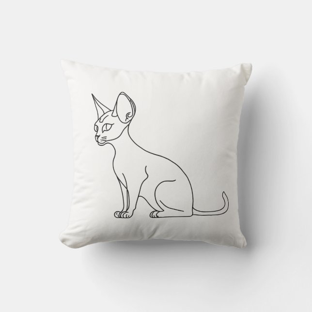 sphinx draw cushion (Front)