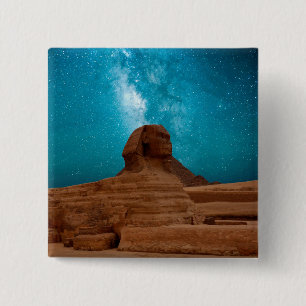 Sphinx: Egypt 15 Cm Square Badge