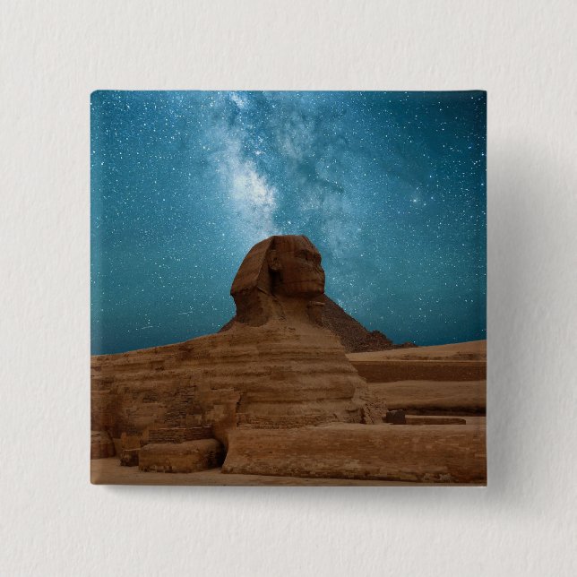 Sphinx: Egypt 15 Cm Square Badge (Front)