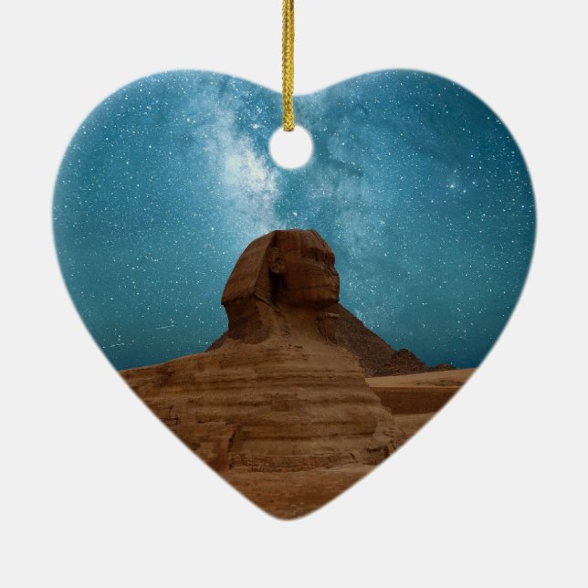 Sphinx: Egypt Ceramic Ornament (Back)