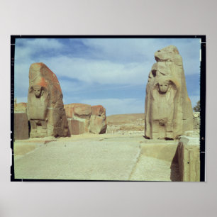 Sphinx gate, 1450-1200 BC Poster