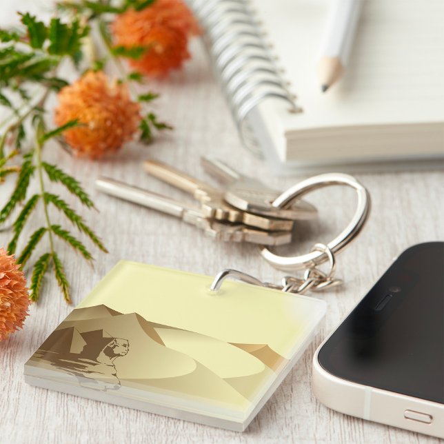 Sphinx In The Desert Key Ring (Creator Uploaded)
