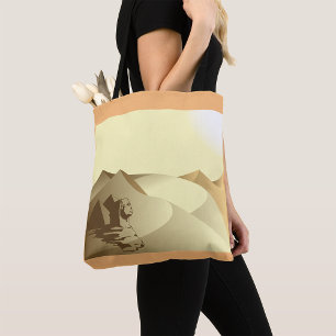 Sphinx In The Desert Tote Bag