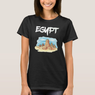 Sphinx Pyramids Ancient Egypt Egyptian Egyptology  T-Shirt