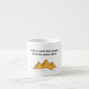 Sphinx Pyramids Antient Egypt Khufu Pharoah  Espresso Cup