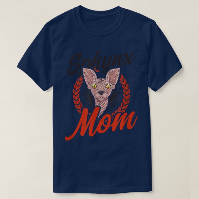 Sphyn Mum Design Sphyn Cat  T-Shirt (Design Front)