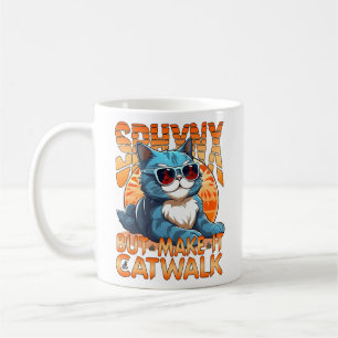 Sphynx, but Make It Catwalk Coffee Mug