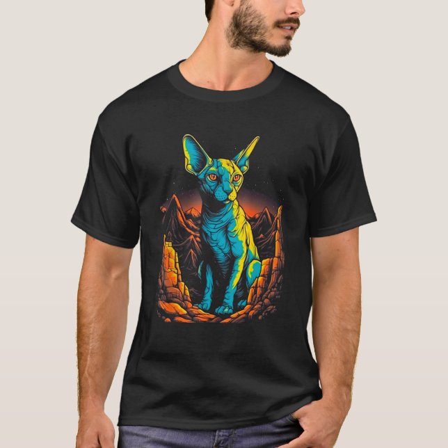 Sphynx Cat 1 T-Shirt (Front)