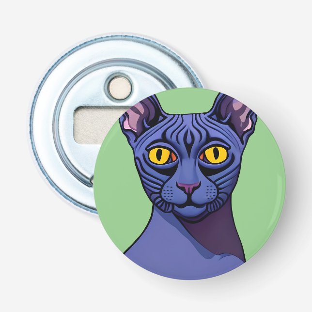 Sphynx Cat Bottle Opener (Front)