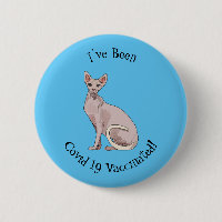 Sphynx cat cartoon illustration