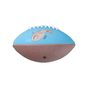 Sphynx cat cartoon illustration football