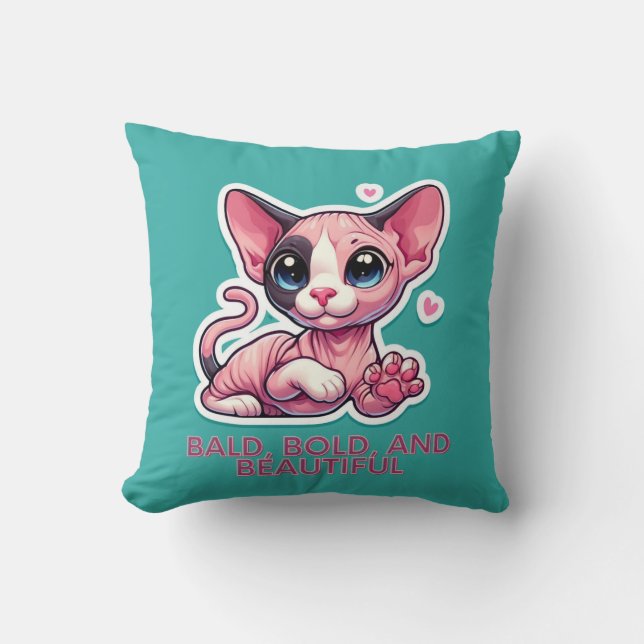 Sphynx cat cushion (Front)