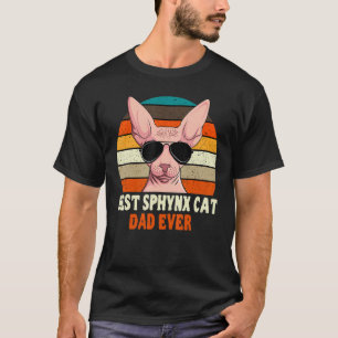 Sphynx Cat Dad Owner Breeder Hairless Pet Father' T-Shirt