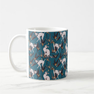 sphynx cat funny kids pattern coffee mug