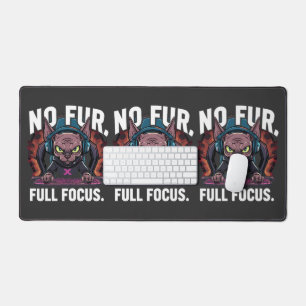 Sphynx Cat Gamer Full Focus Artwork Desk Mat