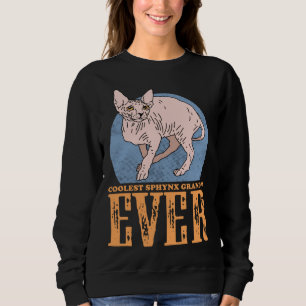 Sphynx Cat Grandpa Hairless Cat Owner Sphynx Cat Sweatshirt