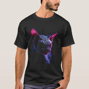 Sphynx Cat Halloween Costume Funny Spooky Creepy K T-Shirt