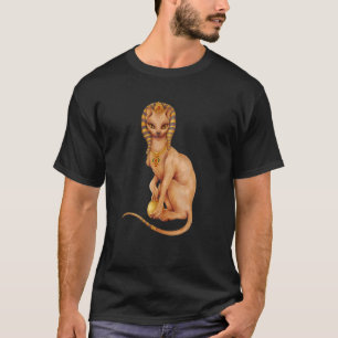 Sphynx Cat In Egyptian Costume Watercolor For Cat T-Shirt