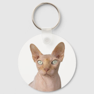 Sphynx Cat Key Ring