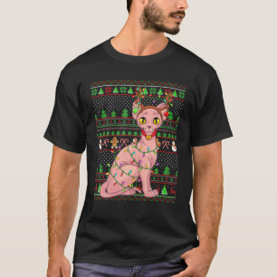 Sphynx Cat Lover Family Matching Ugly Sphynx Cat C T-Shirt