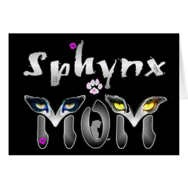 Sphynx Cat Mum Gifts (Front Horizontal)