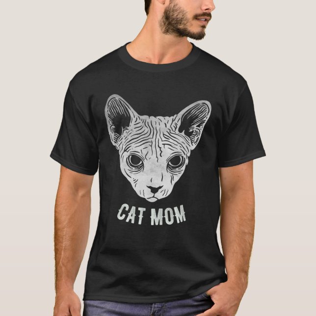 Sphynx Cat Mum T-Shirt (Front)