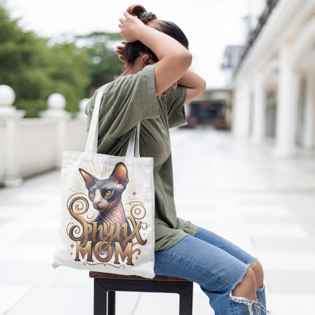 Sphynx Cat Mum  Tote Bag (Sphynx Cat Mom Tote Bag )