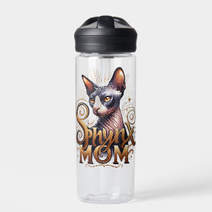 Sphynx Cat Mum Water Bottle Mother's Day