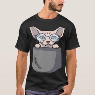 Sphynx Cat Pocket T-Shirt