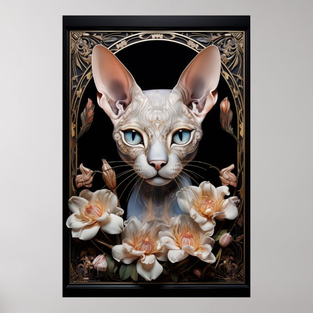 Sphynx cat poster (Front)