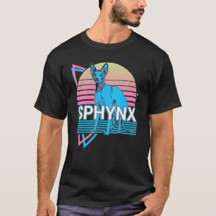 Sphynx Cat Retro T-Shirt