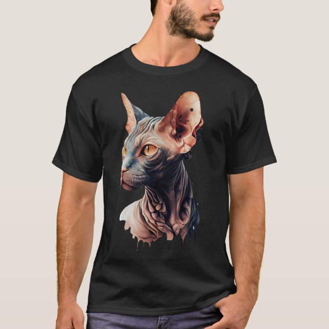 Sphynx Cat T-Shirt (Front)