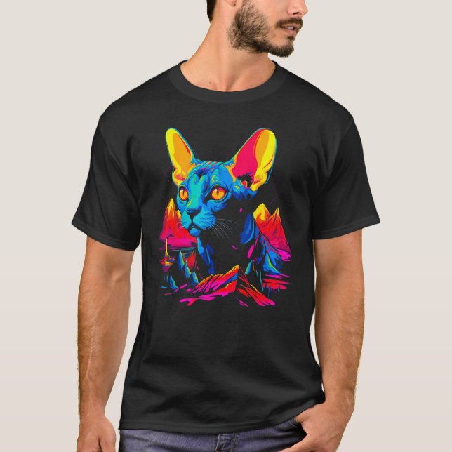 Sphynx Cat T-Shirt (Front)