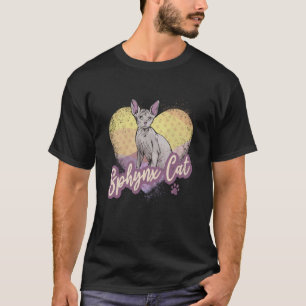 Sphynx Cat Vintage for Cat Mum and Dad T-Shirt