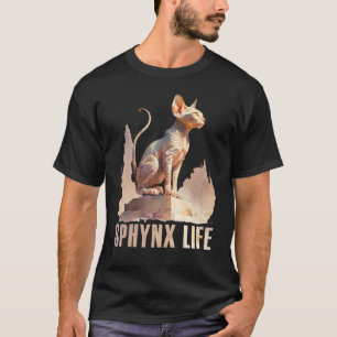 Sphynx Cat Watercolor Sphynx Life Cat Mum Dad T-Shirt